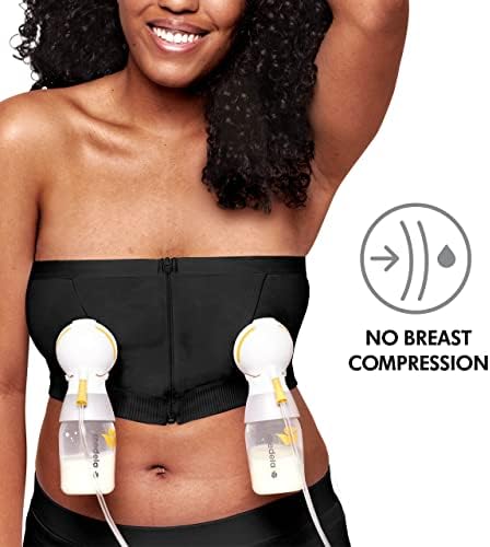 Medela Women's Hands-Free Pumping Bustier Bra (Pack of 1)