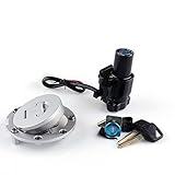 Areyourshop Motorcycle Ignition Switch with Key, Ignition Switch Lock Key Fuel Gas Cap Key Set fits for Honda CB900 CB919 (Hornet) 2002-2007, CBF500 2004-2005, CBF600 2004-2009, CBF1000 2006-2010