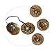 1Pair Tingsha Bell Nepal Cymbals for Meditation Yoga Healing Compact Percussion Instrument Durable Craftsmanship for Religious Ceremonies