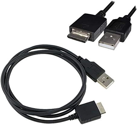 YICHUMY 2 Packs! Replacement USB Data Cable Cord for Sony Walkman Charger Cord NWZ-A15 NWZ-A17 MP3 Player Sony Walkman Charger NWZ S544 S545 Sony MP3 Player Charger Cord