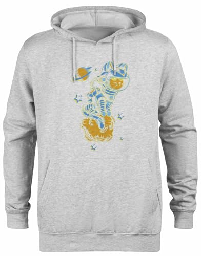 Pull à capuche gris sweat mode urbaine vêtement confort pour homme et femme
