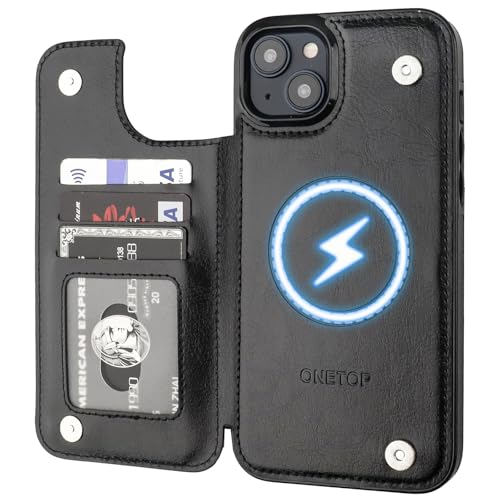 Étui portefeuille iPhone 15 Plus avec porte-carte pour le quotidien