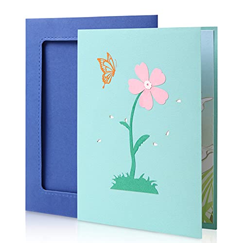 Chictie Butterfly Pop Up Card, 3D Pop Up Greeting Cards, Birthday Popup Card, Spring Card, Mothers Day Pop Up Card, Greeting Card For Mom, Wife, Friends, All Occasion(Butteryfly) #TOP2