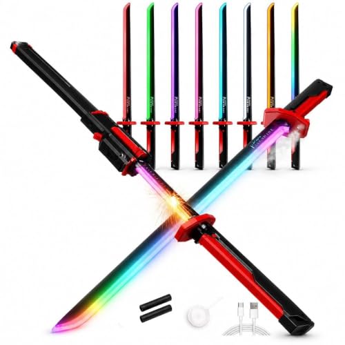 Mevara Glowing LED Cyber Samurai Katana Blade - Image 2