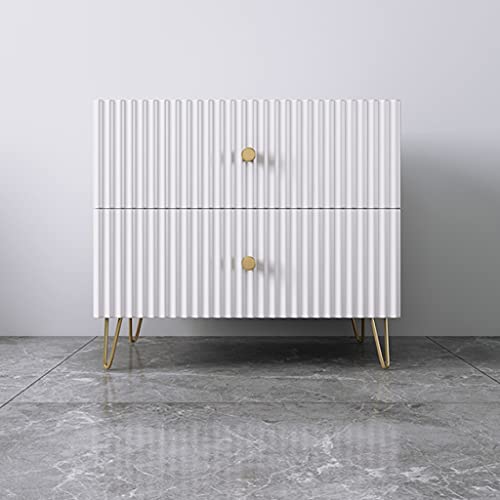Mesita de noche de estilo nórdico para dormitorio (color: azul) (un color)
