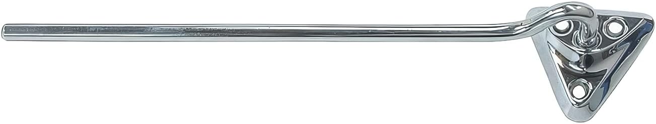 Compatible/Replacement for Sunvisor Arm Brackets Left Right Pair 1960-65 Falcon, 1962-65 Fairlane, Comet, Meteor Chrome (EBC0DZ-640414CPR)