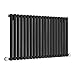 Produktbild Hudson Reed Heizkörper Revive Elektrisch - Horizontaler Designheizkörper aus Stahl in Schwarz - 635 x 1180 mm