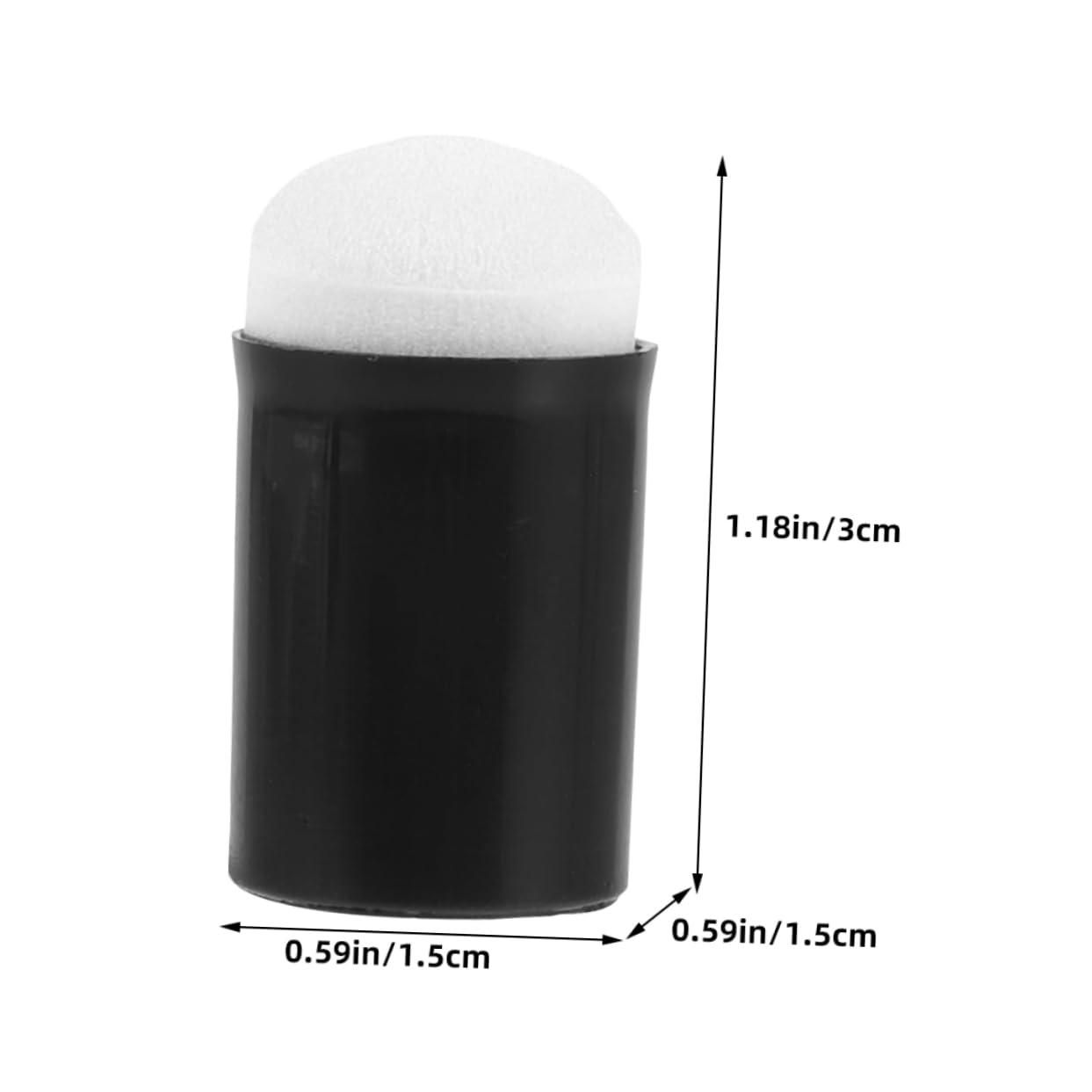 Beatifufu 15Pcs Portable Drawing Dauber Easy to Use Finger Painting Sponges for Oil Watercolor and DIY Crafts Present for Young Artists