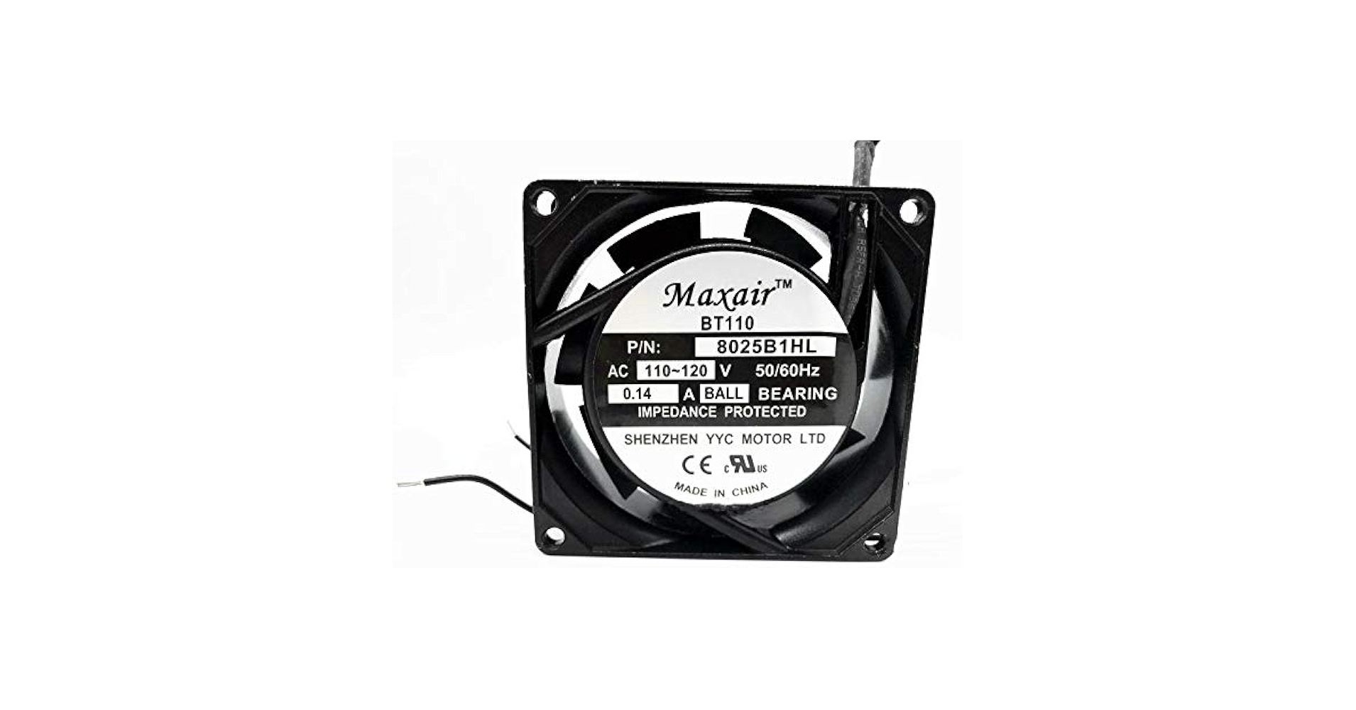 Amazon.com: for Maxair BT110 8025B1HL 110-120V 0.14A 8CM