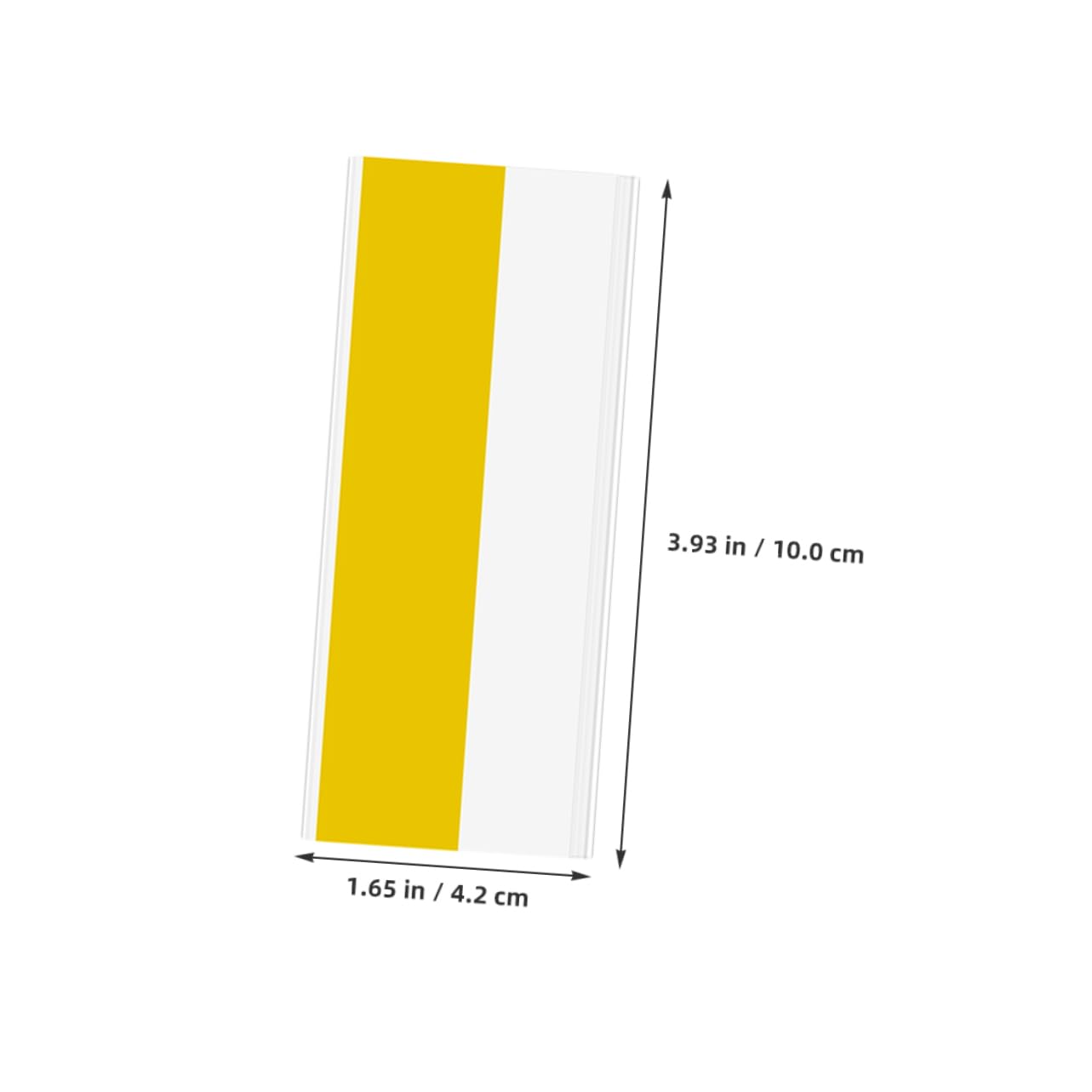 HONMEET Plastic Tag Strips 30 Pcs Display Holders for Supermarkets Malls Retail Spaces