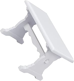 USHOBE 1Pc Miniaturas De Mesa Branca Móveis De Madeira Mesa De Computador Branca Mini Mesa De Casa De Bonecas Mesa Em Miniatura Para Casa De Bonecas Escrivaninha De Madeira Em Miniatura