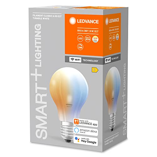 LEDVANCE Smart LED lamp with WiFi Technology, E27-base matt Glass ,Light Colour Changeable (2700K-6500K), 806 Lumen - Image 3