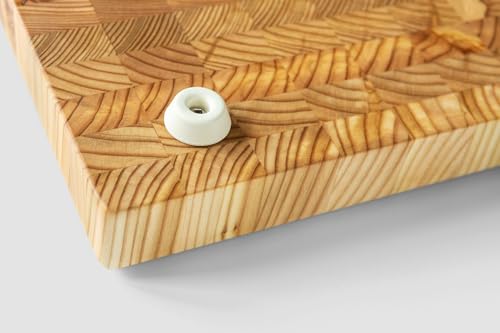Tabla de Cortar Pequeña de Madera de Alerce Canadiense, Grano Final, Línea Estándar, Hecha a Mano para Chefs Profesionales y Cocina Doméstica, 45,1 cm x 27,9 cm x 3,8 cm miniatura 4