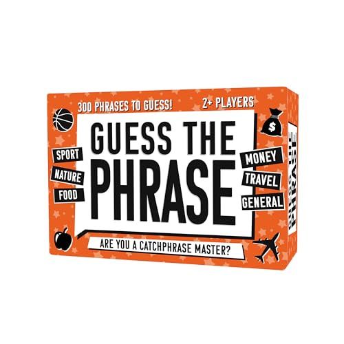 Gift Republic Guess the Phrase Board Game Catchphrase Trivia Questions Friends and Family Travel Game, Multi Coloured