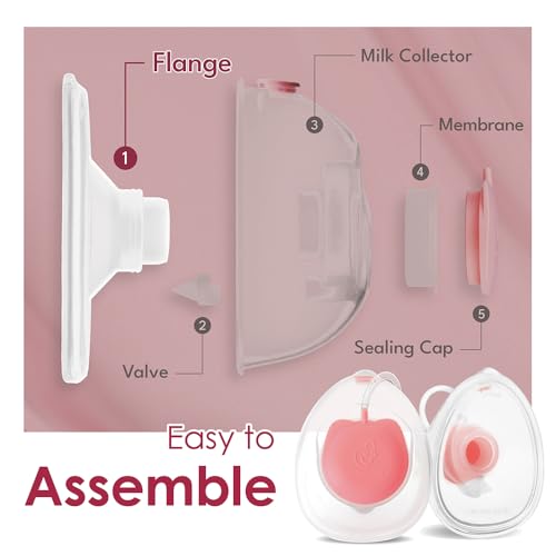 Image of Nenesupply 27mm Silicone Flanges Breastshields for Handsfree Wearable Collection Cups Work with Nenesupply Handsfree Wearable Collection Cups Only. Made of Food Grade Silicone. Gentle on Delicate Skin