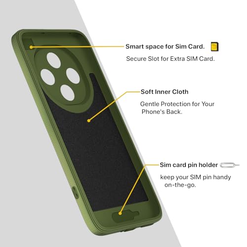 Image of Pikkme Back Cover for Oppo F31 Pro 5G Soft Matte Silicone Mag-Safe Design (Mag-Safe Not Support) Camera Protection | Slim Fit Bumper Cover (Light Green)