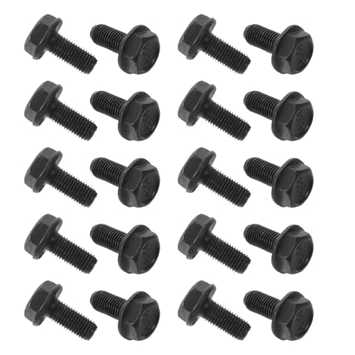 OFFSCH Pernos para Manivela de Bicicleta de Montaña 30 Piezas, Tornillos de Fijación de Hierro Negros, Accesorios de Reparación Compatibles Bicicletas Eléctricas para