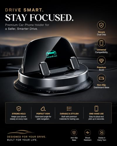 Image of A11 Car Mobile Phone Holder 360 Degree Rotation Automatic Clamping Dashboard Windshield Mount for Smartphones