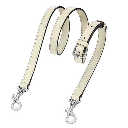 Sangle de sac cuir véritable gris lanière de rechange réglable 1.5cm femme