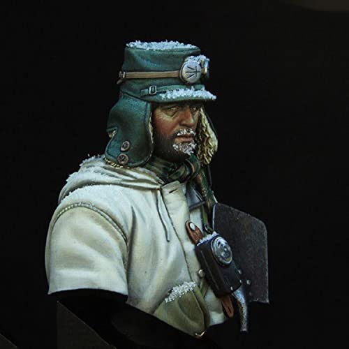 Figura de Resina Sin Montar 1:10 Antiguo Hombre Oficial miniatura 2