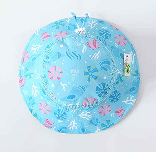Image of Home Prefer UPF50+ Wide Brim Sun Hat Boys Girls Sun Protection Hat Zoo Beach Swim Safari Bucket Hat for Baby Toddler Kid