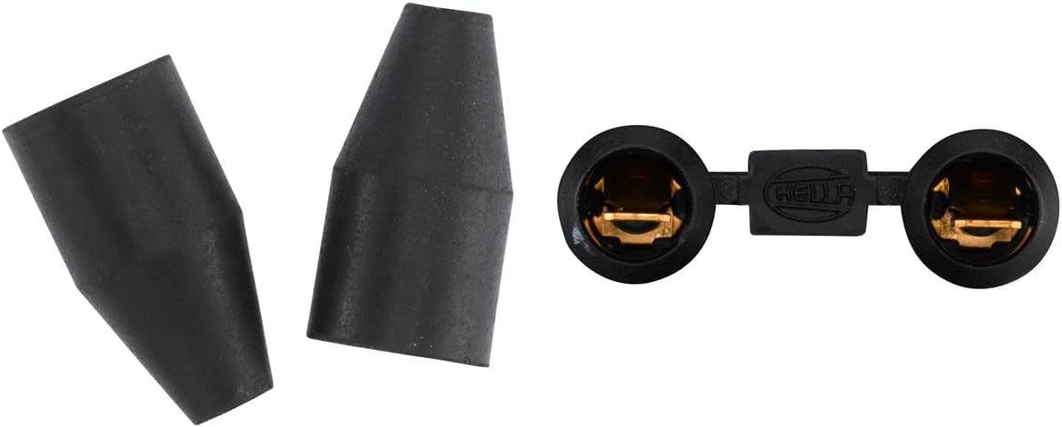 HELLA 003399071 Supertone 24V High Tone Horn with Black Protective Grill, Single Horn