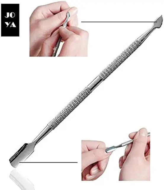 La Joya Bokkepootje Cuticle Pusher | 2-in-1 Stainless Steel Nail Tool