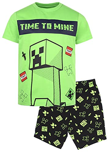 Pyjama garçon Minecraft : fini les nuits trop chaudes à 11-12 ans