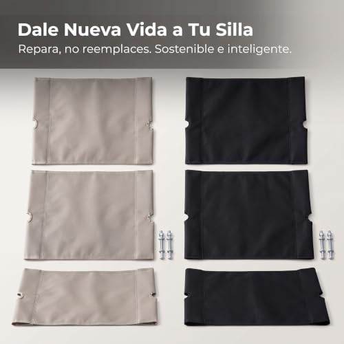 Repuesto silla camping YWJLQH de lona acolchada con tornillos 6