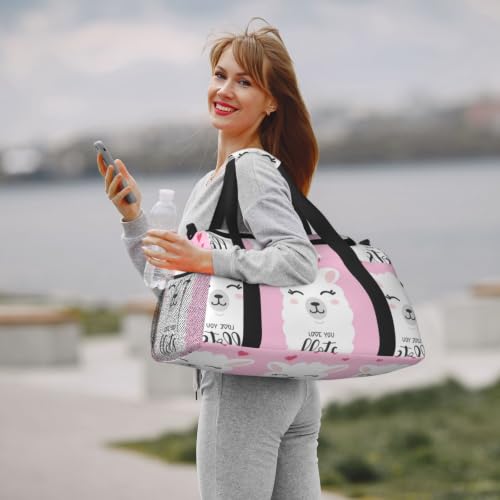 Bolsa de viaje grande e impermeable con divertido diseño de camello 7