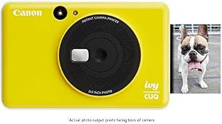 Canon Ivy CLIQ Instant Camera Printer, Mini Photo Printer with 2"X3" Sticky-Back Photo