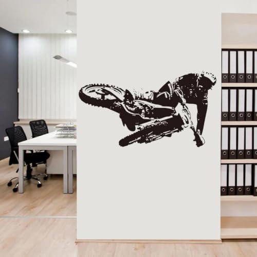 Pegatinas de bicicletas de montaña autoadhesivas y lavables para decoración de cuartos 4