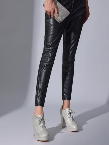 Perphy Lace up Chunky Heel Platform Glitter Ankle Booties for Women2