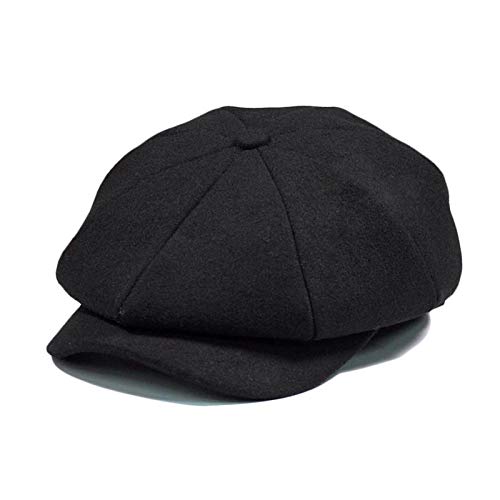 Oshide Gorra Plana para Hombre Vendedor de periódicos Tommy Shelby Peaky Gatsby Baker Boy Sombrero Blinders Herringbone