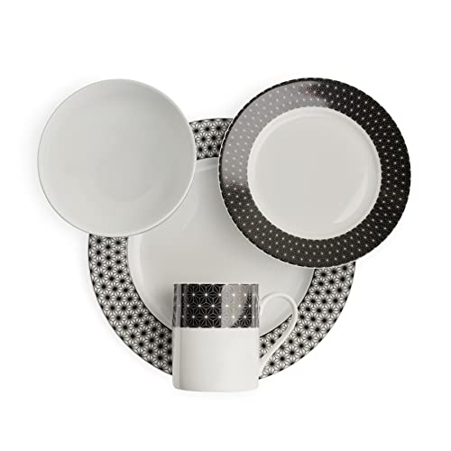 Spode Retrospect 16-Piece Porcelain Dinnerware Set #TOP2