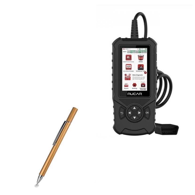 BoxWave Stylus Pen Compatible with Mucar CDE900 (4 in) - FineTouch Capacitive Stylus, Super Precise Stylus Pen - Champagne Gold