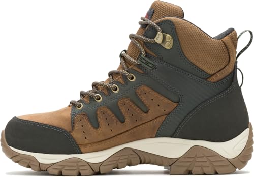 Merrell Men's Windoc Waterproof Steel Toe Mid Construction Boot, Brown, 9.53