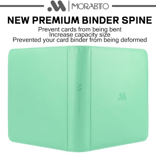 Image of Card Binder 12 Pocket,Trading Card Binder Holds up to 1200 Cards with 50 Sleeves,Zipper Card Holder Album Compatible with TCG Card /Game Cards /Sports Card