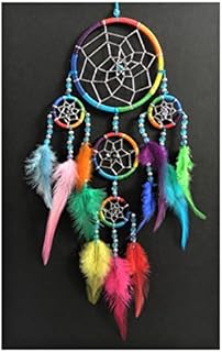 DREAM CATCHER FOR BOYS AND GIRLS RAINBOW DREAMCATCHER BEDROOM DECORATION
