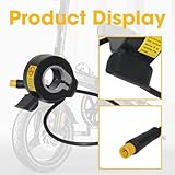 CLKE 130X E-Bike Thumb Throttle, Thumb Throttle Speed Control Accessories, Waterproof Connector for E-Bike and Electric Scooters, for Electric Bicycle Scooter Accessories - Image 3