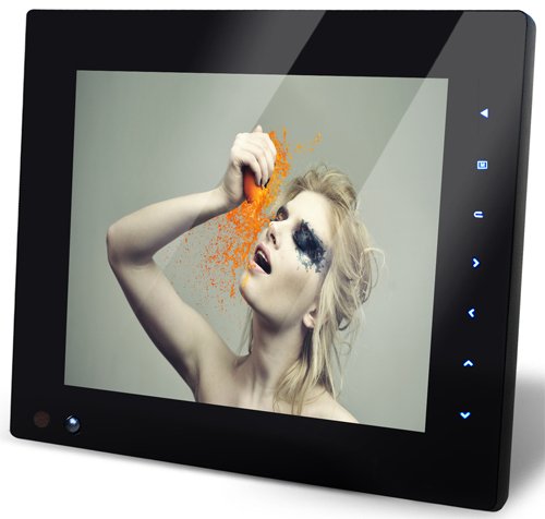 NIX Pro Series 8" Digital Frame with Motion Detection Sensor and Rechargeable Battery
