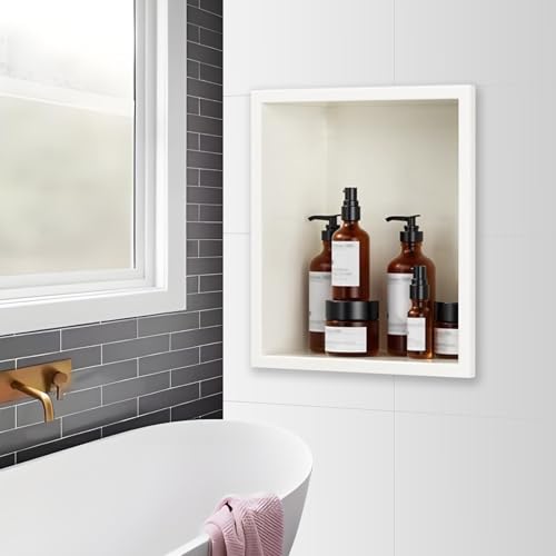 Douche en acier inoxydable sans carrelage installation facile salle de bain