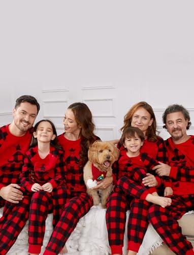PATPAT Christmas Pajamas for Family Fleece Matching Christmas Pajamas Xmas Holiday Jammies Sleepwear Pjs Sets3