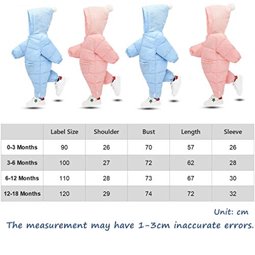 Baby sneeuwpak speelpak winter overall met capuchon rompers meisjes jongens warme kledingset - Image 8