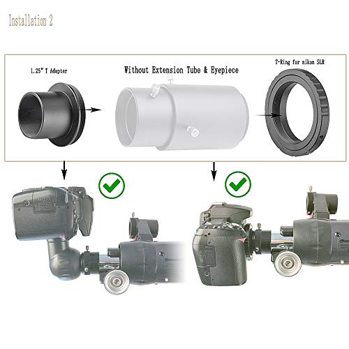 image for Starboosa Telescope Camera Adapter - for Prime-Focus Or Eyepiece-Proje