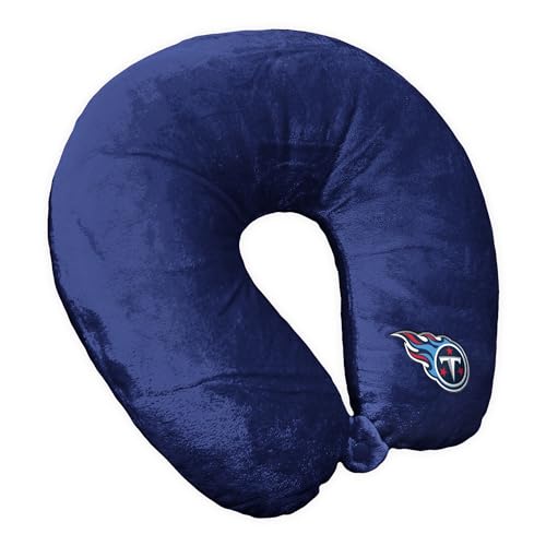 Northwest NFL Tennessee Titans Neck Pillow, 12" x 13", Navy