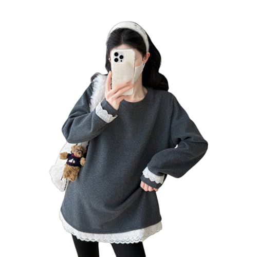 Chemise de maternité d'hiver contre le froid avec intérieur polaire doux
