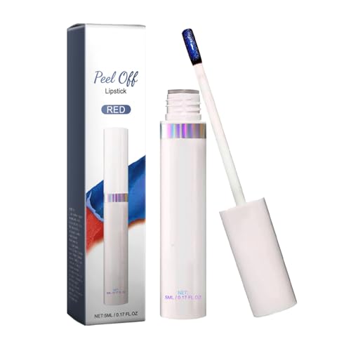 Mnozreo Brillo de Labios Extraíble,Mujeres Tinte Labios Despegable,Tinte de Labios Natural Impermeable de Larga Duración,Lip Stain Peel Off,Brillo Labial de Larga Duración,5ML,1PC