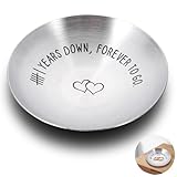 Cerulume 6th Anniversary Iron Gifts for Her Him, Wedding Gifts, 6 Year Wedding Anniversary Iron Gift for Wife, 6th Anniversarys for Him Girlfriends Valentines Birthday Jewelry Ring Holder