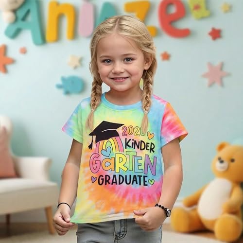 Image of Kindergarten Graduation Shirt for Girl: Last Day of School Shirt Kids 2026 Preschool Graduation Gift Tee Top